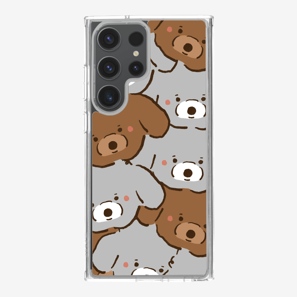 Crowded Poodle Phone Case