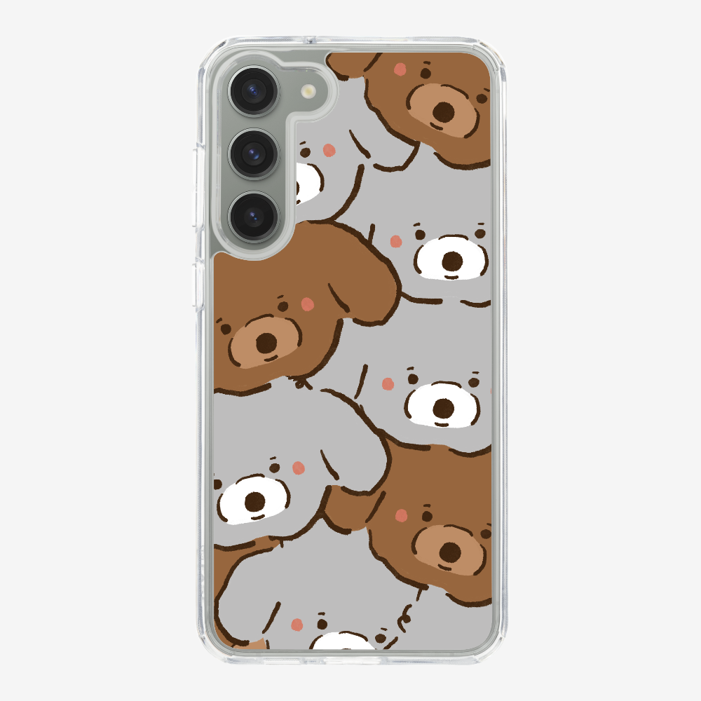Crowded Poodle Phone Case