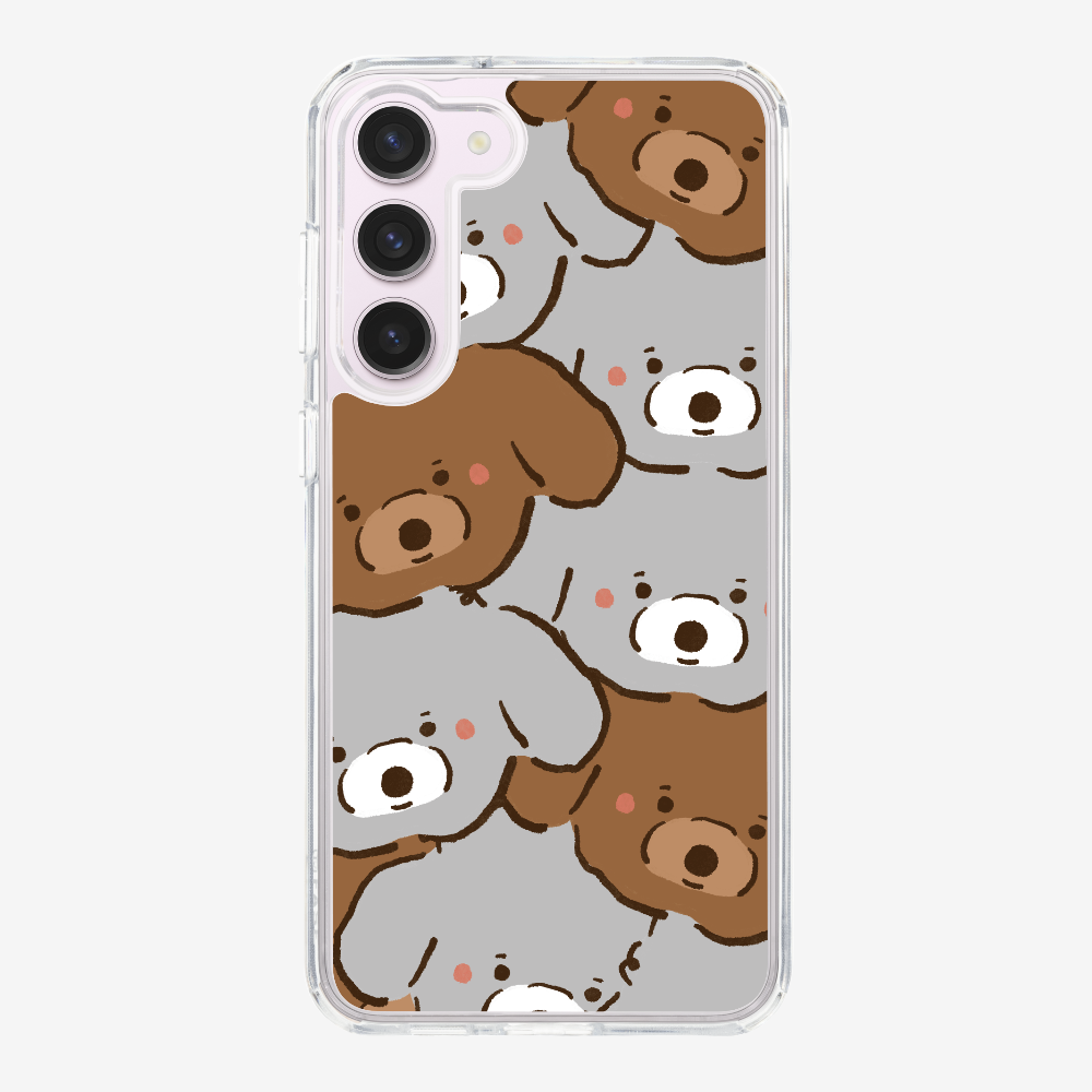 Crowded Poodle Phone Case