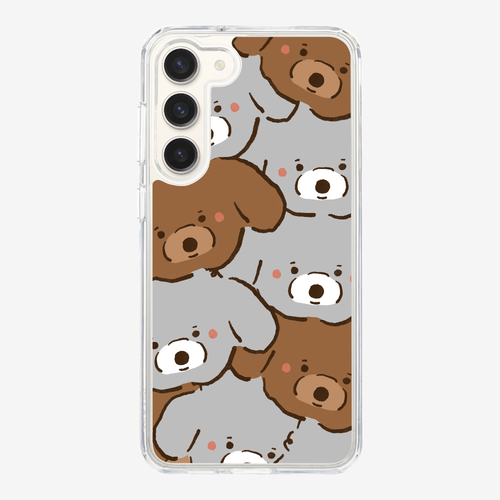 Crowded Poodle Phone Case