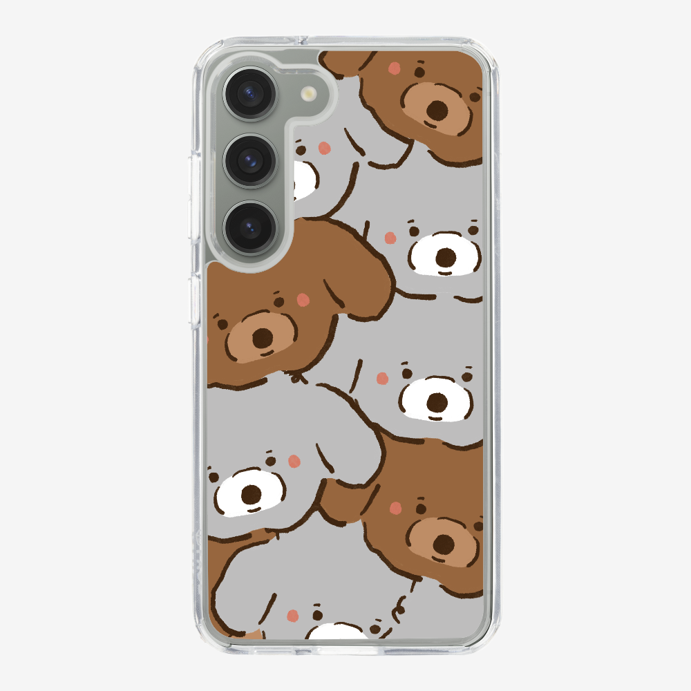 Crowded Poodle Phone Case