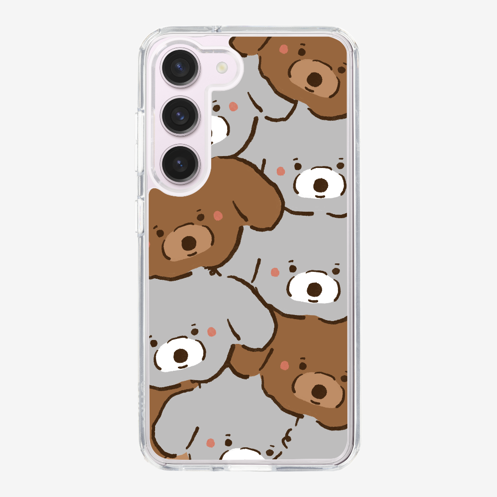 Crowded Poodle Phone Case