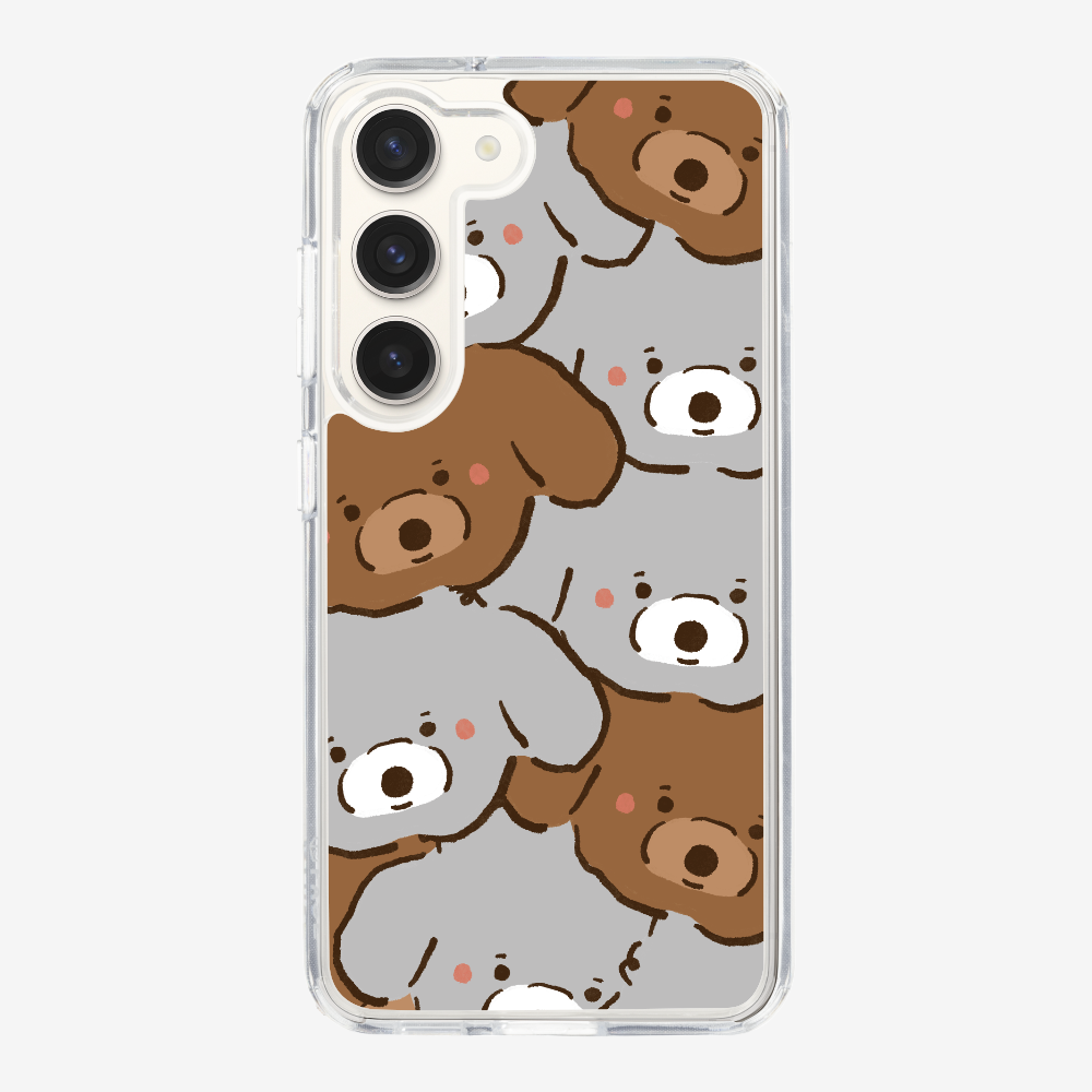 Crowded Poodle Phone Case