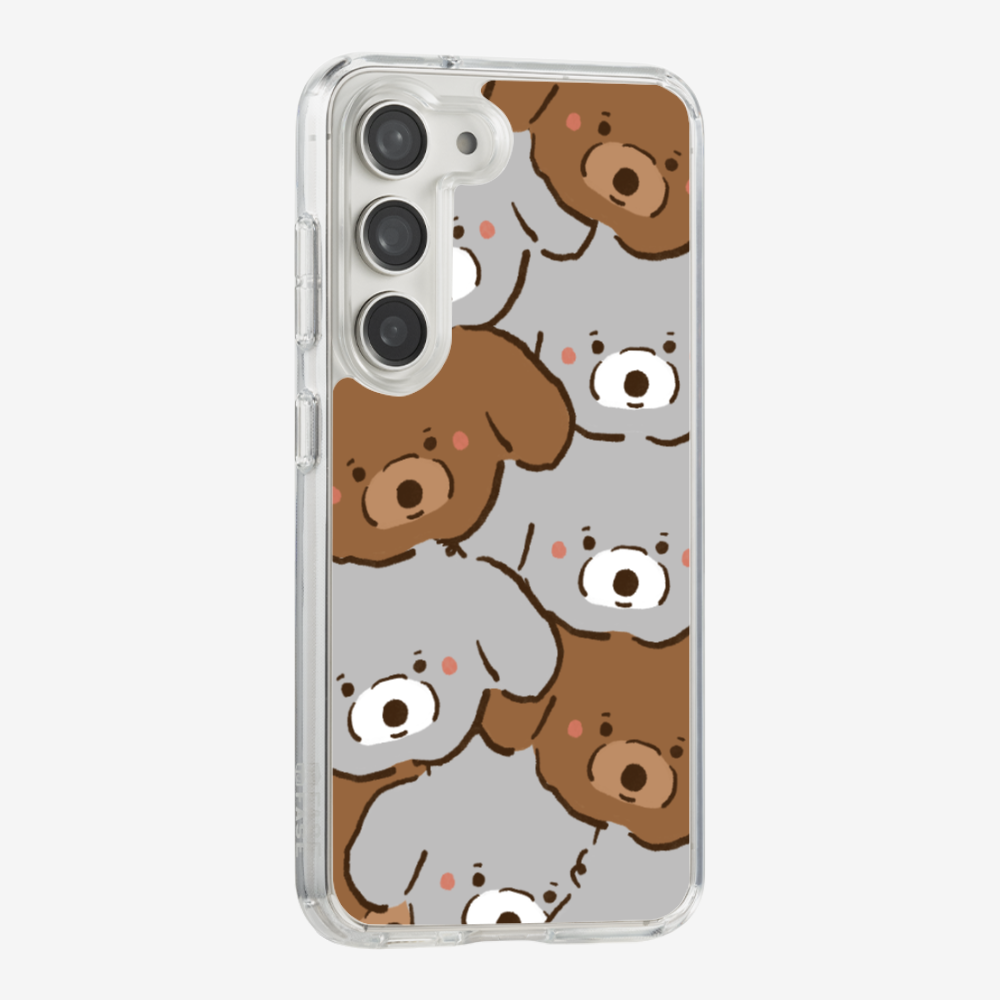 Crowded Poodle Phone Case
