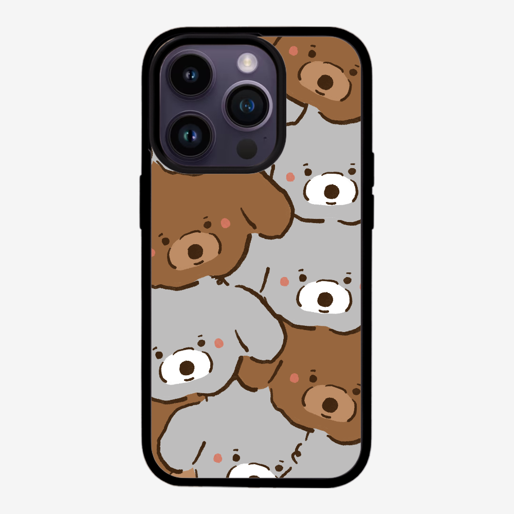 Crowded Poodle Phone Case