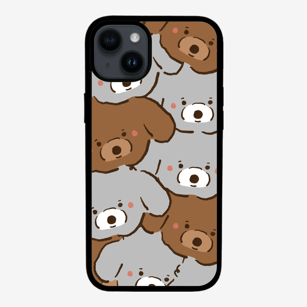 Crowded Poodle Phone Case