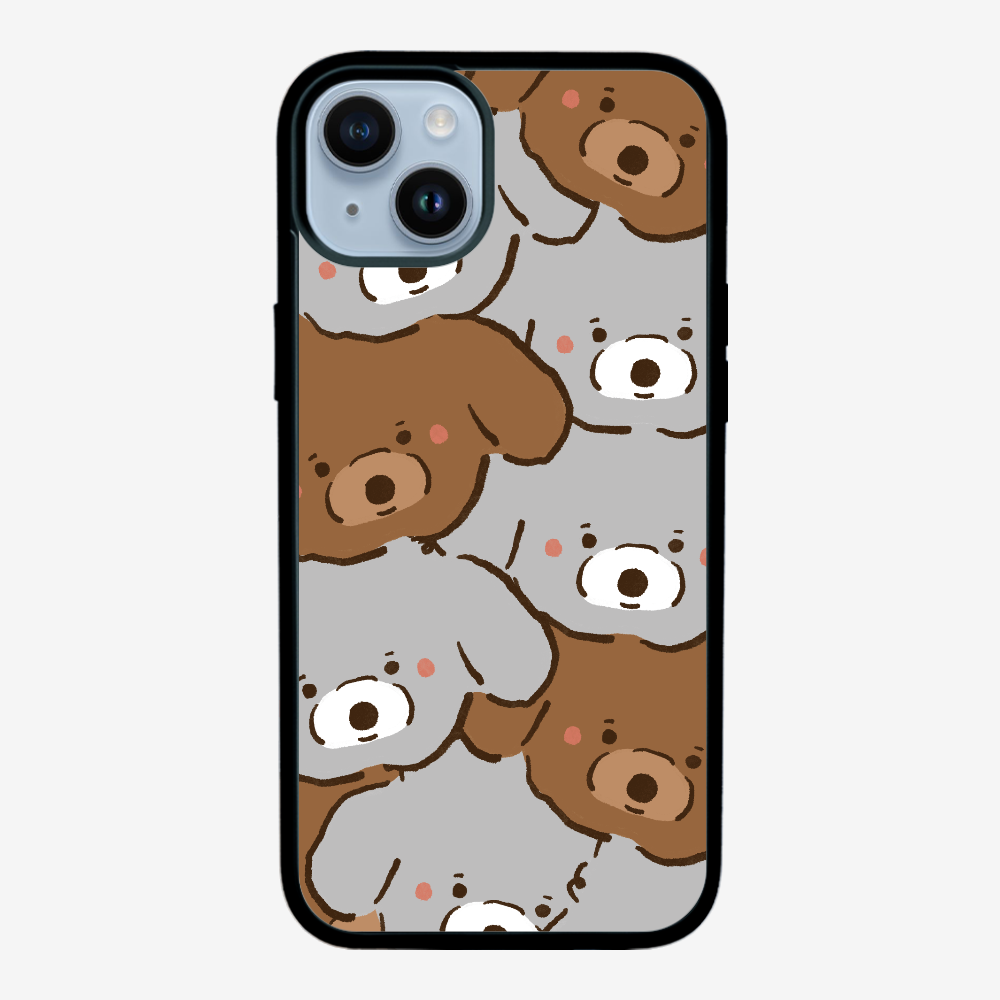 Crowded Poodle Phone Case