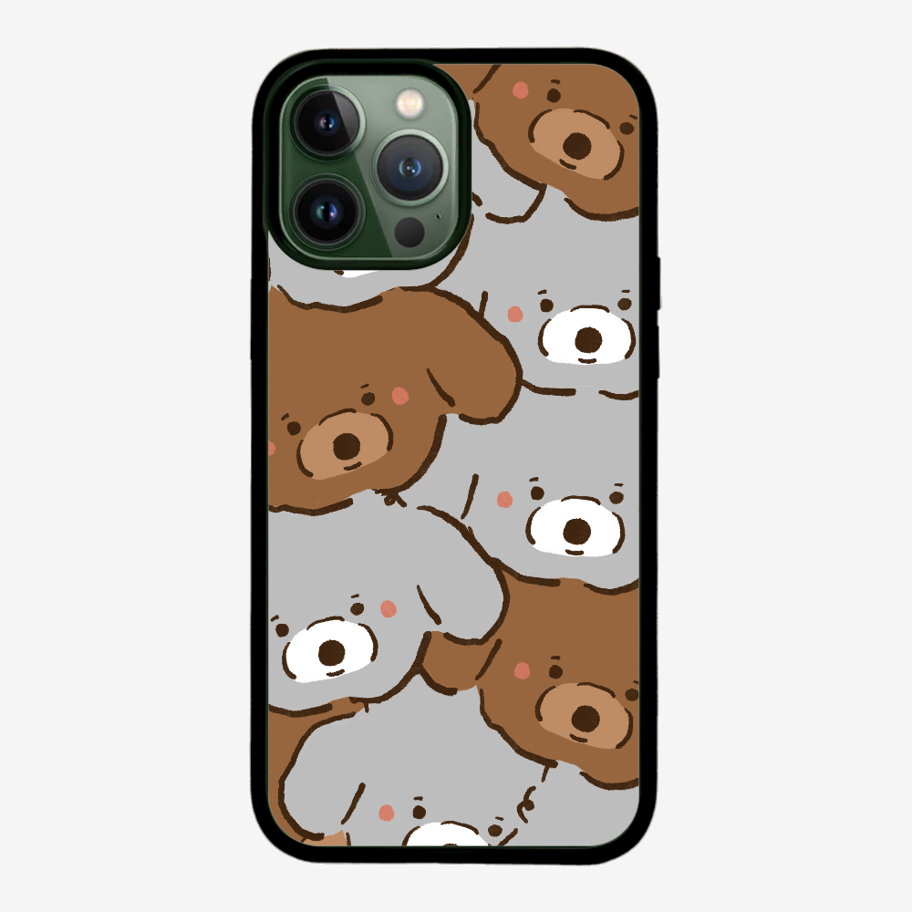 Crowded Poodle Phone Case