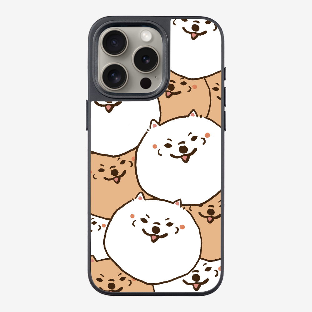 Crowded Pomeranian Phone Case