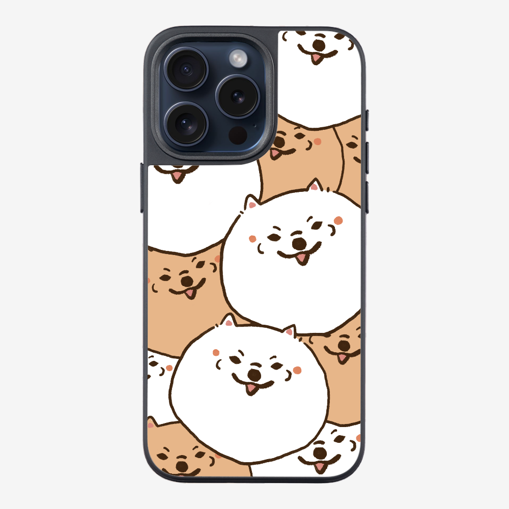 Crowded Pomeranian Phone Case