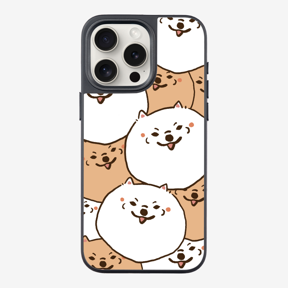 Crowded Pomeranian Phone Case