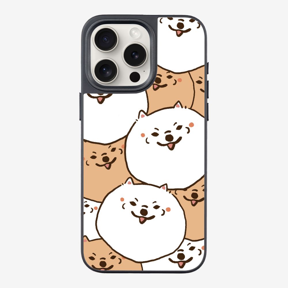 Crowded Pomeranian Phone Case