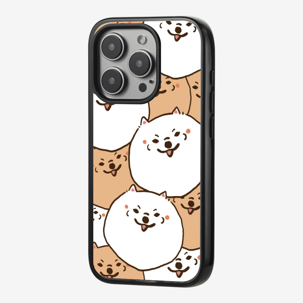 Crowded Pomeranian Phone Case
