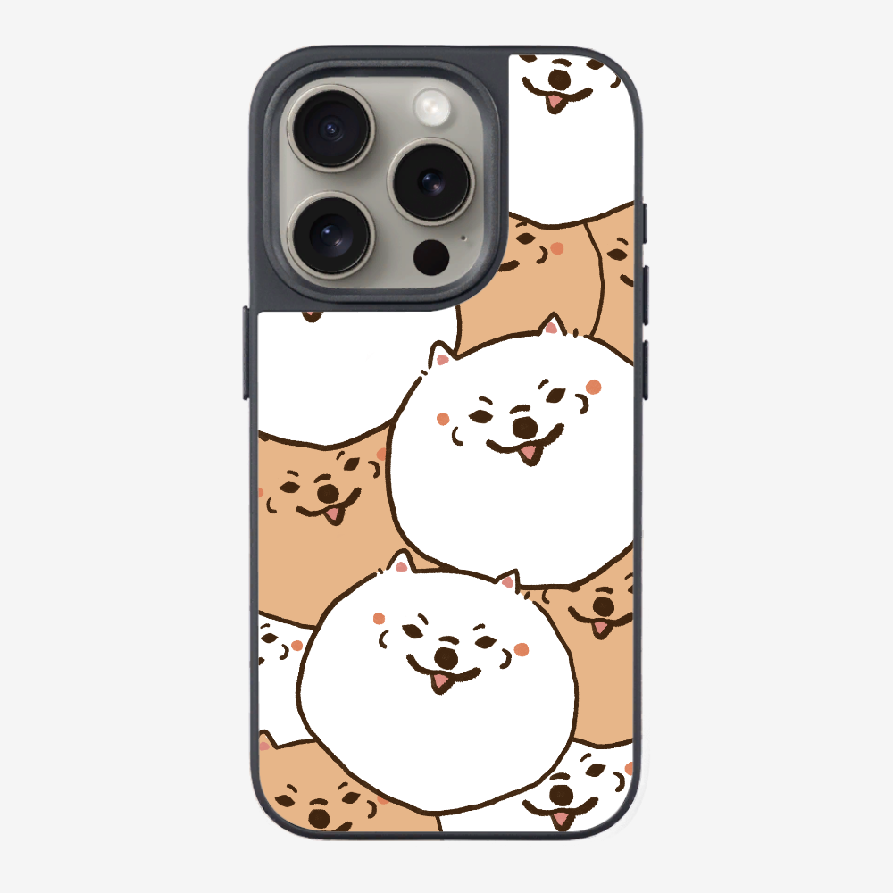 Crowded Pomeranian Phone Case
