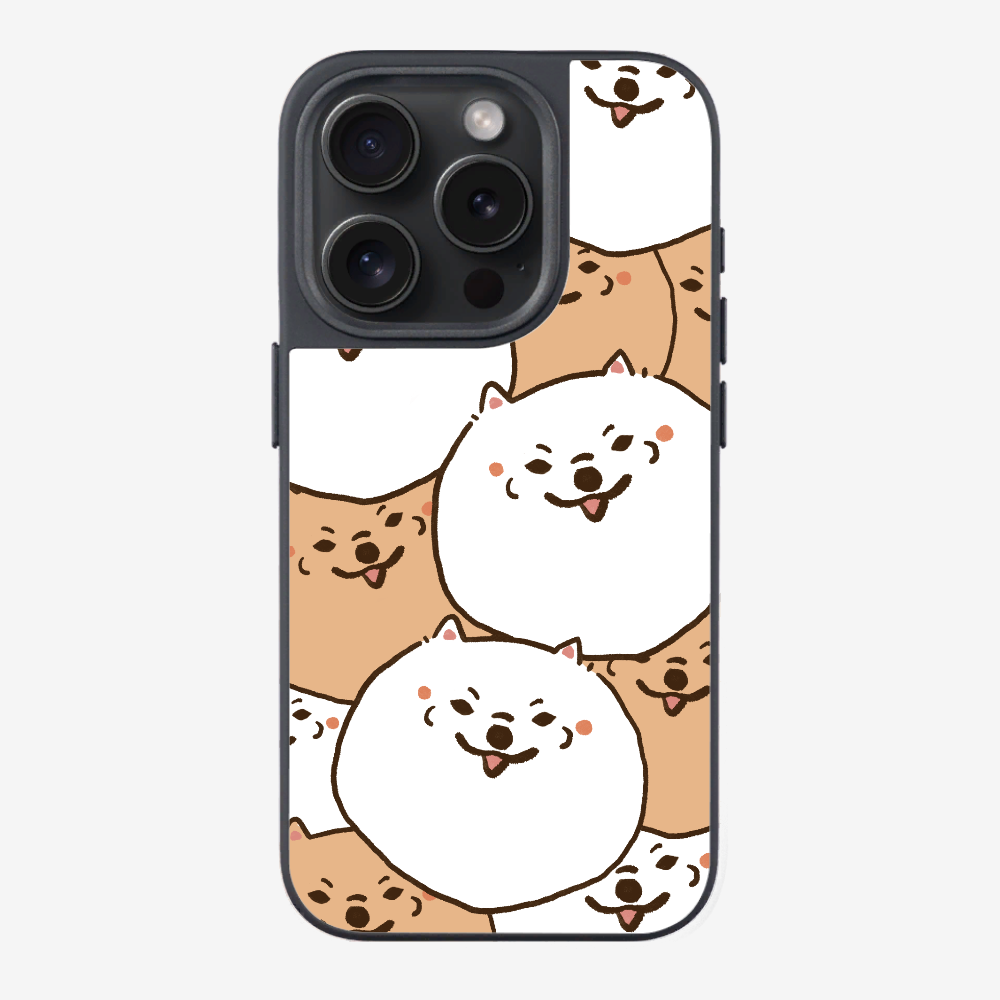 Crowded Pomeranian Phone Case