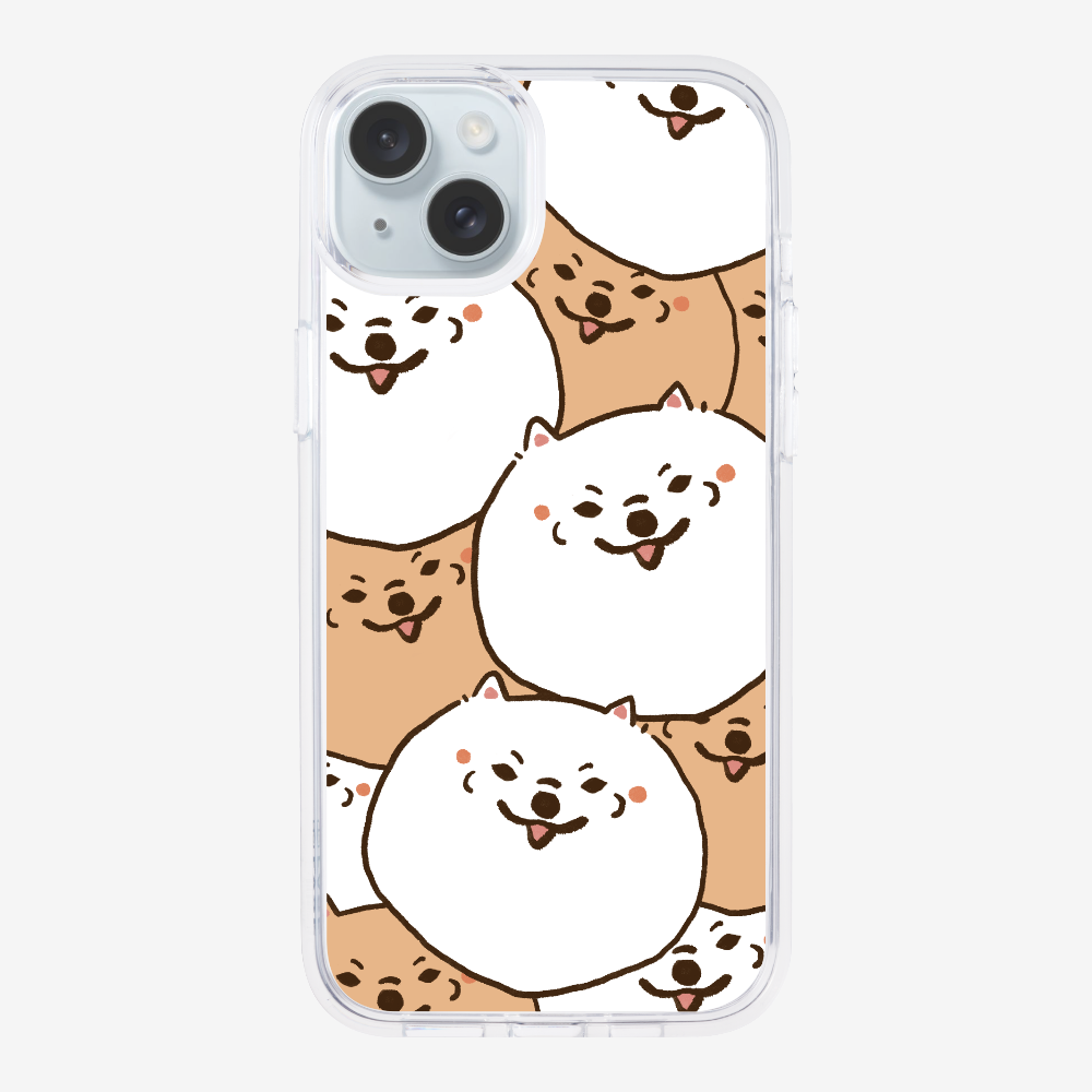 Crowded Pomeranian Phone Case