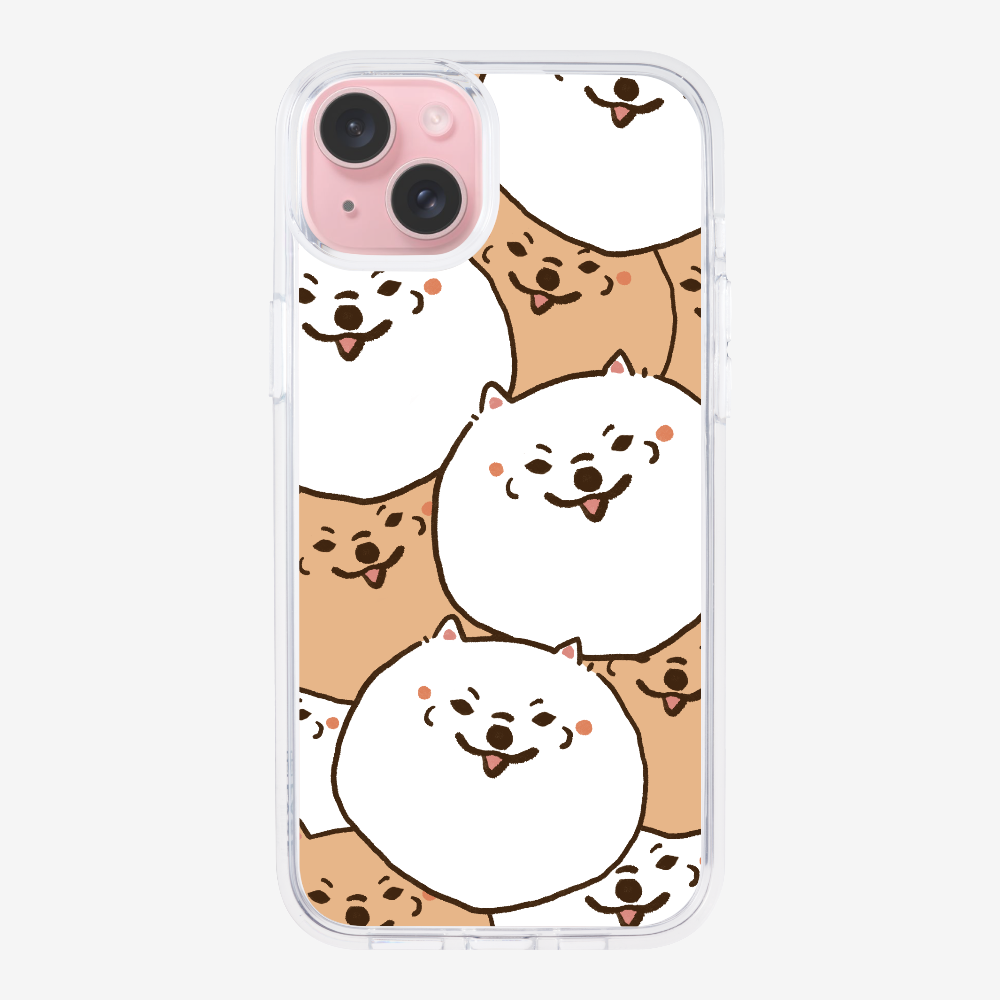 Crowded Pomeranian Phone Case