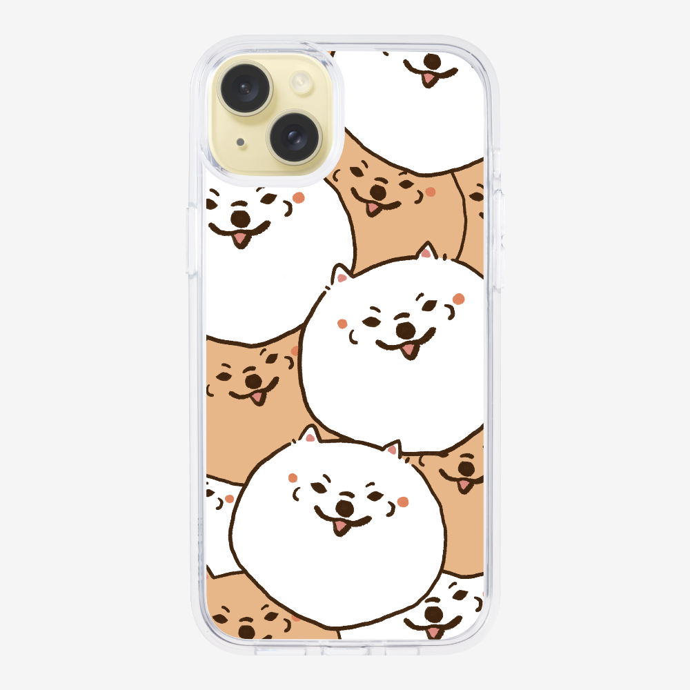 Crowded Pomeranian Phone Case