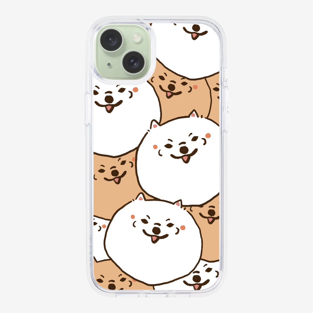 Crowded Pomeranian Phone Case