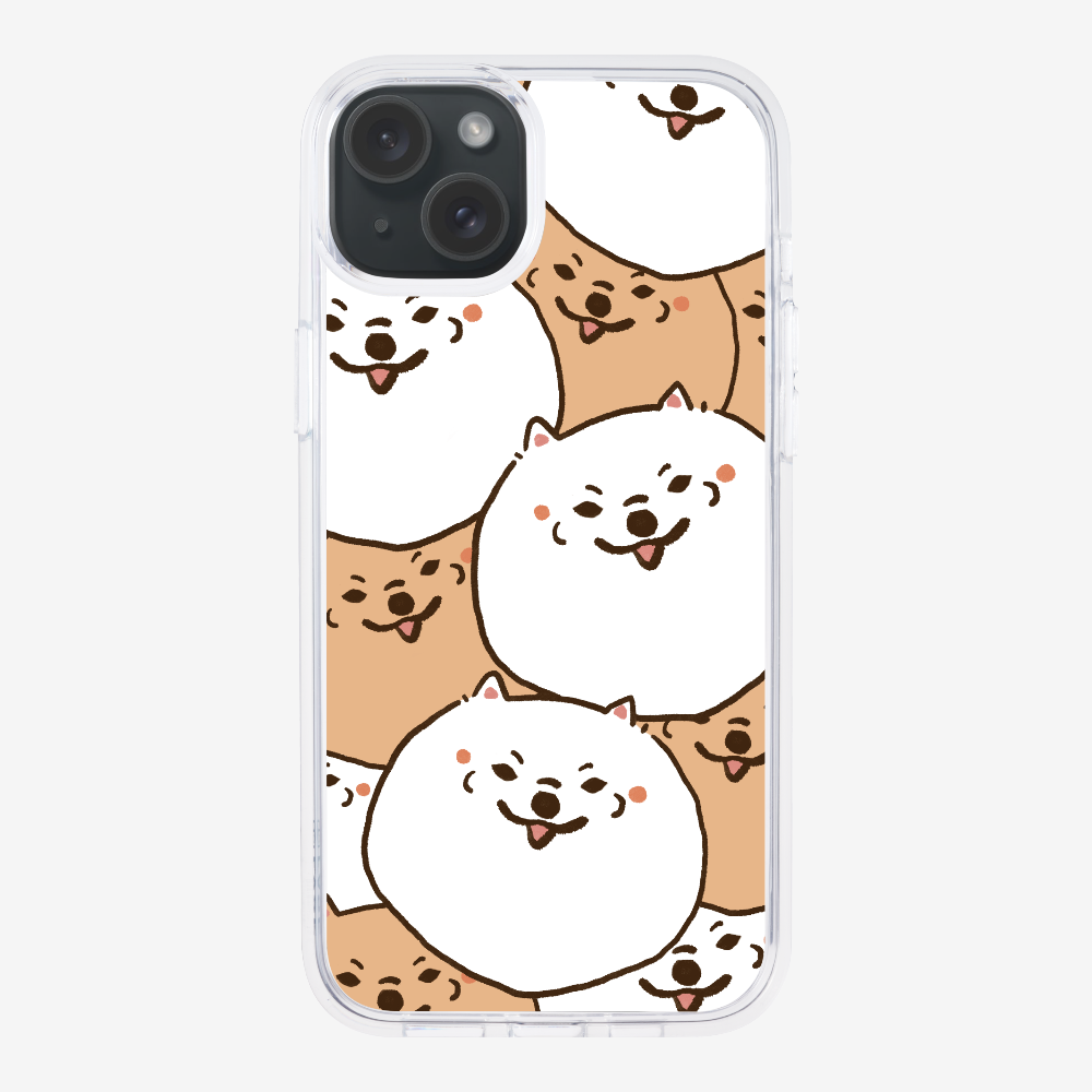 Crowded Pomeranian Phone Case