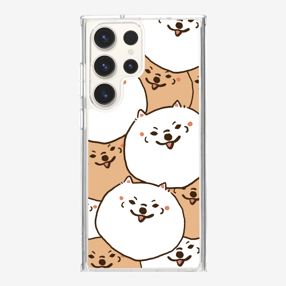Crowded Pomeranian Phone Case