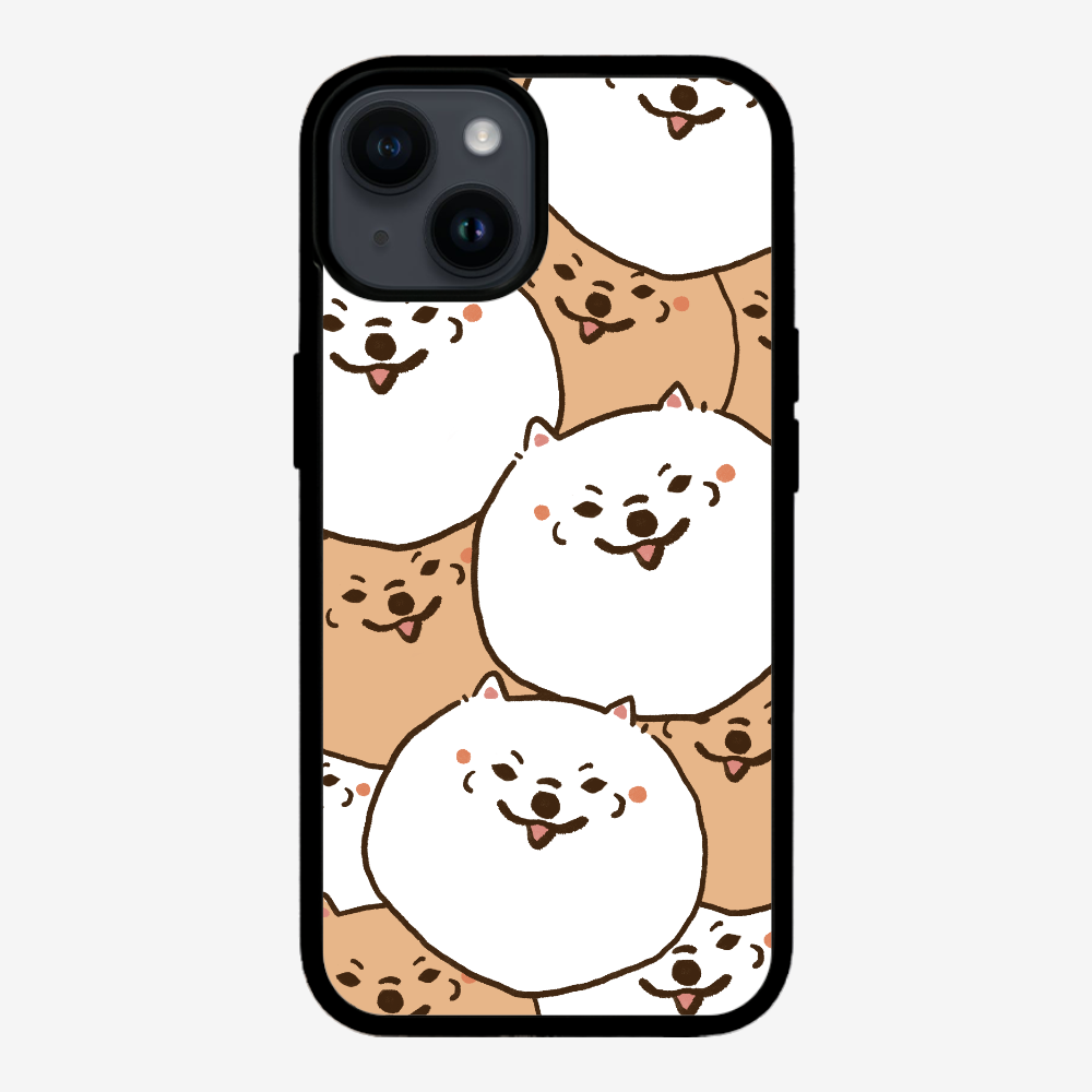 Crowded Pomeranian Phone Case