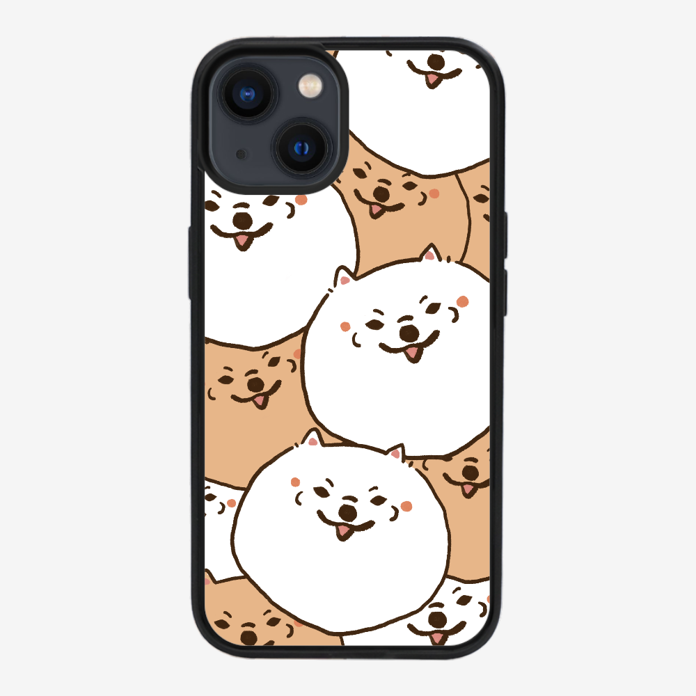 Crowded Pomeranian Phone Case
