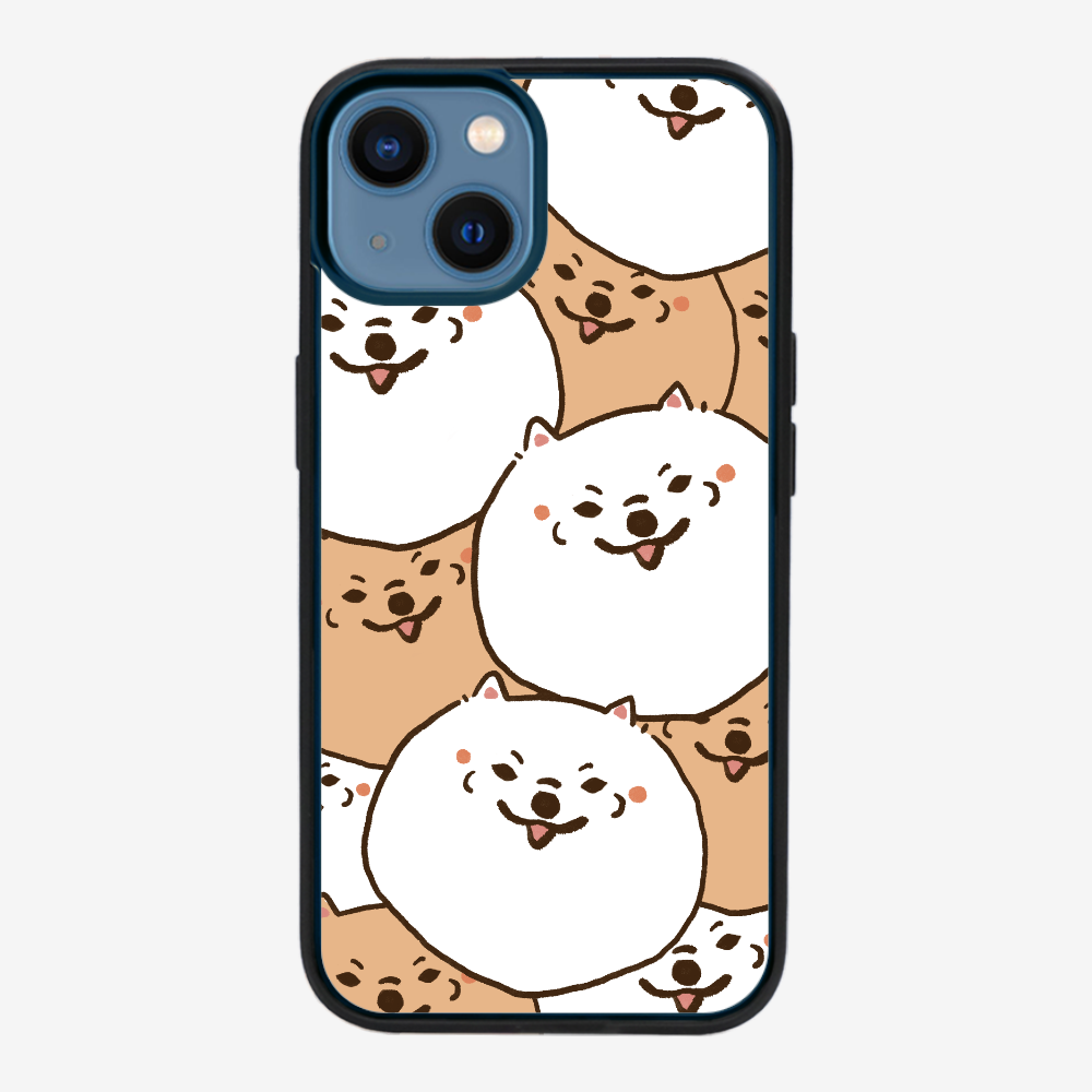 Crowded Pomeranian Phone Case