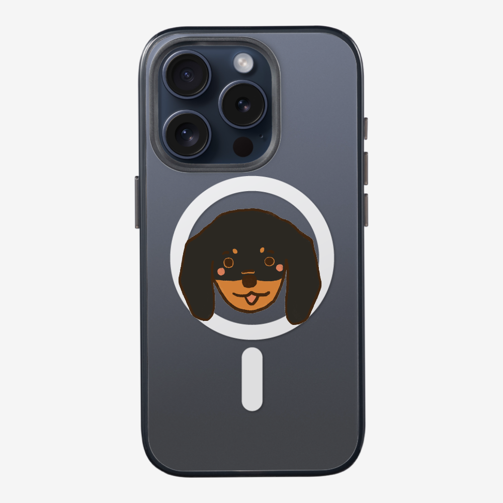 Germany Black Dachshund Phone Case