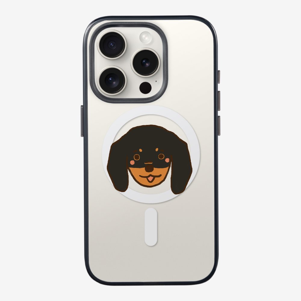 Germany Black Dachshund Phone Case