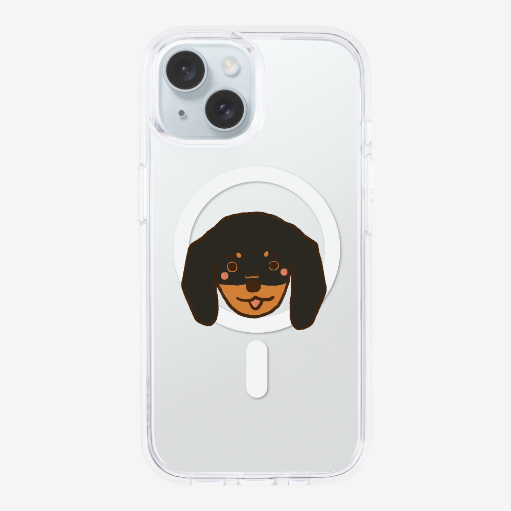 Germany Black Dachshund Phone Case