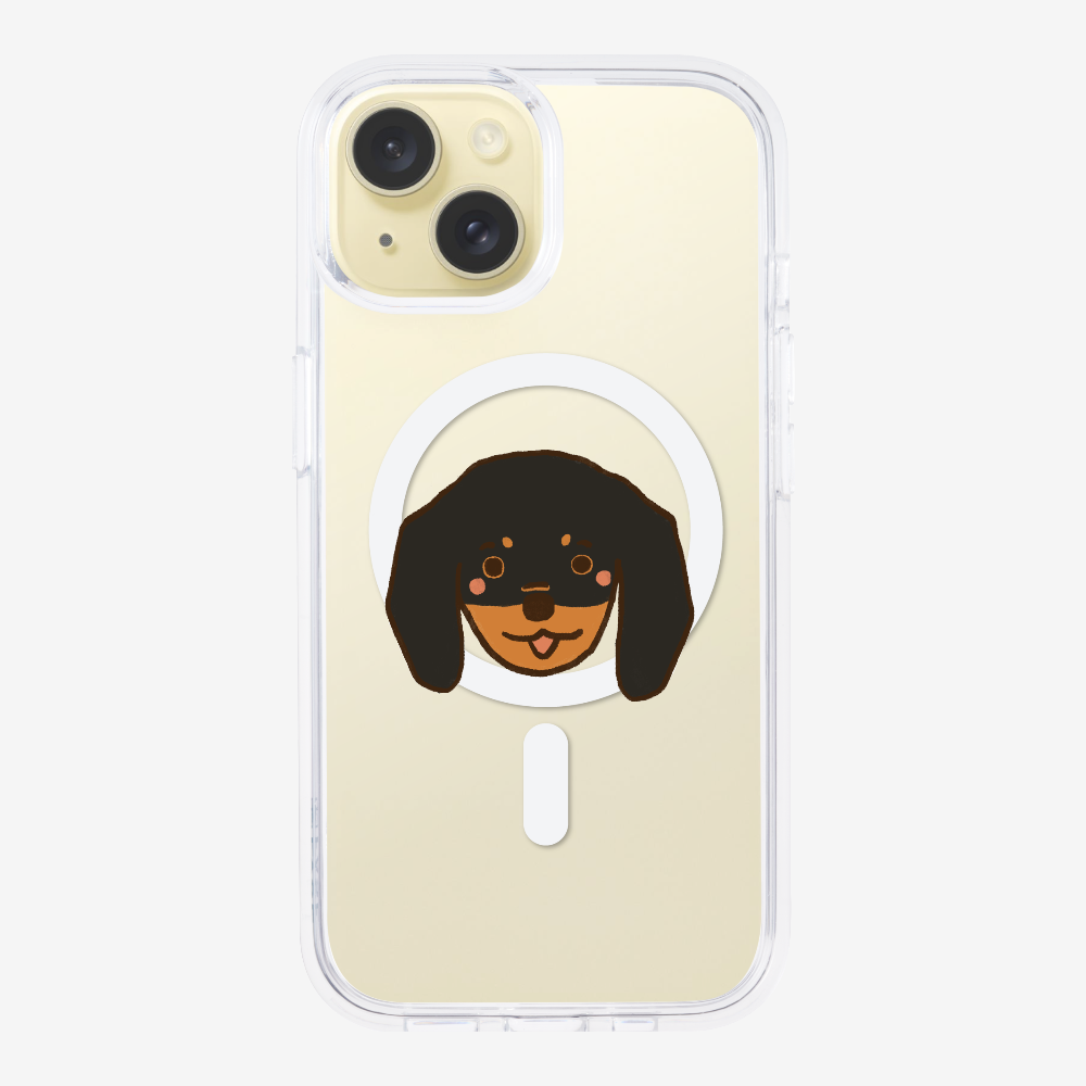 Germany Black Dachshund Phone Case