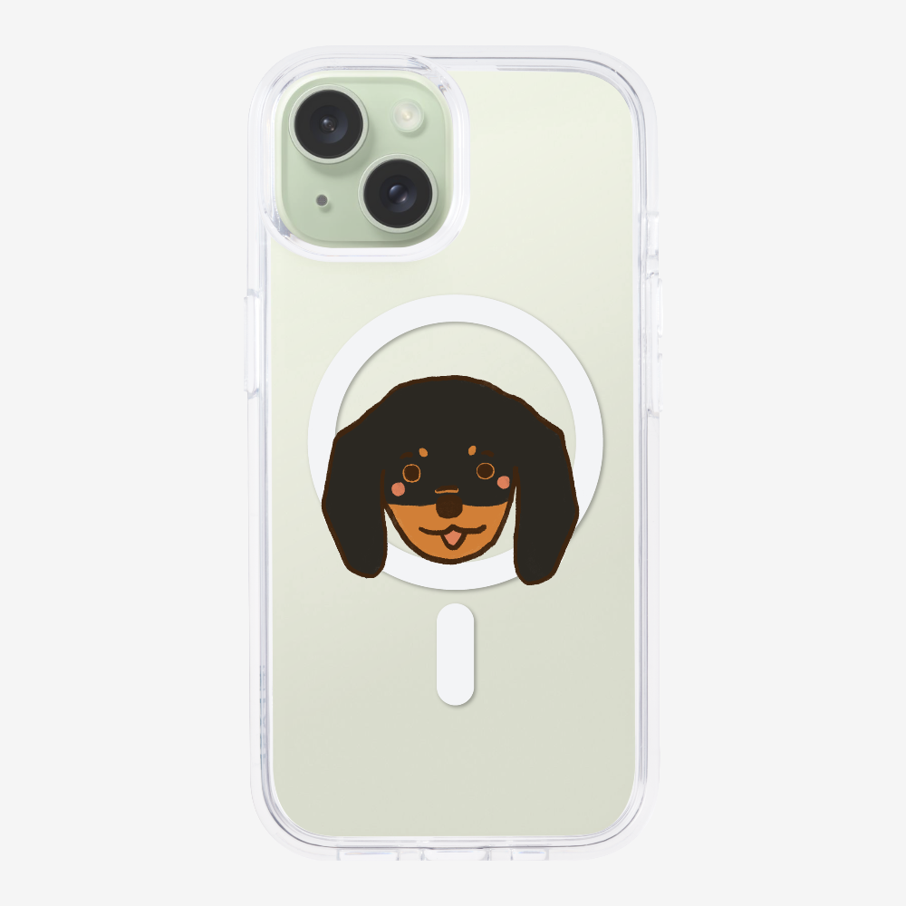 Germany Black Dachshund Phone Case