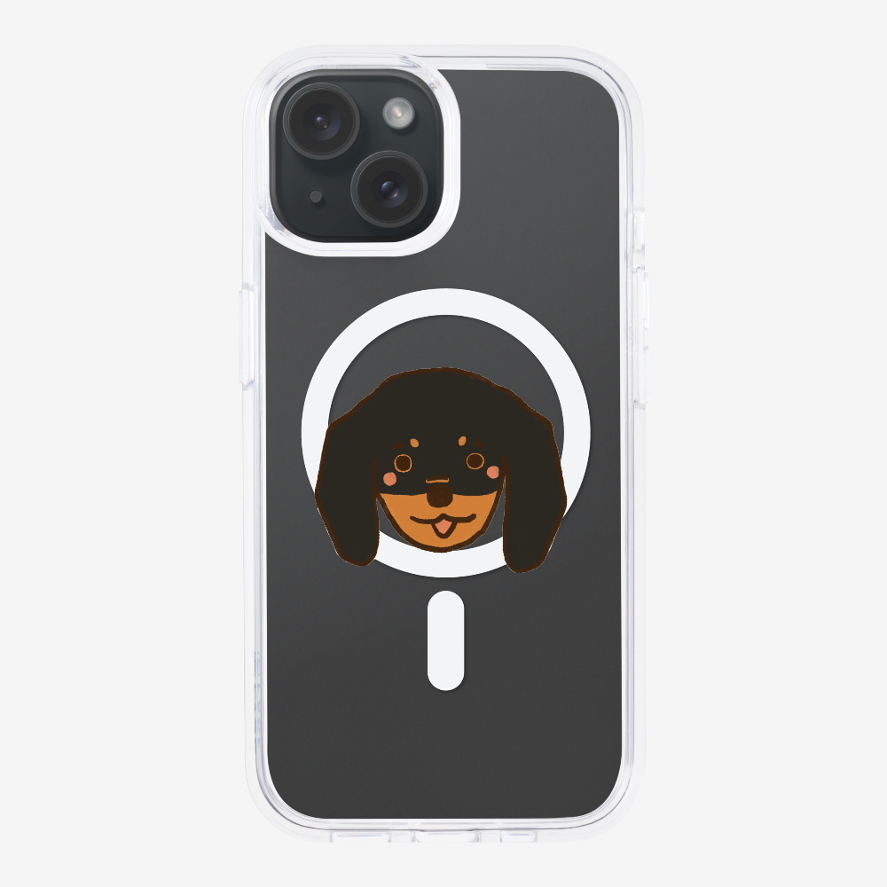 Germany Black Dachshund Phone Case