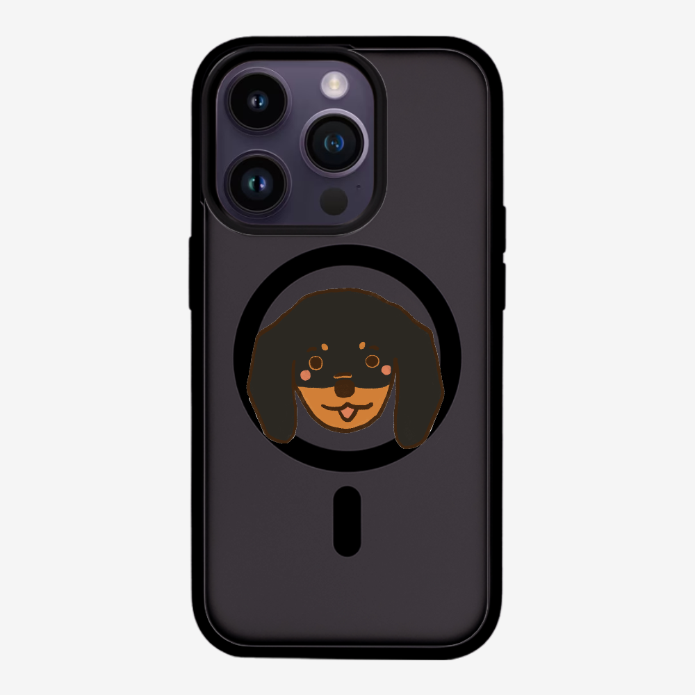 Germany Black Dachshund Phone Case
