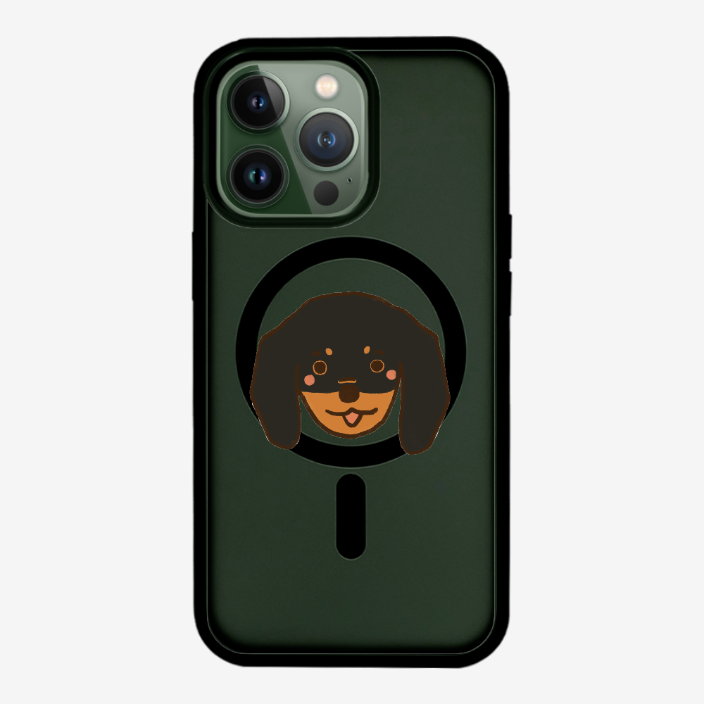 Germany Black Dachshund Phone Case