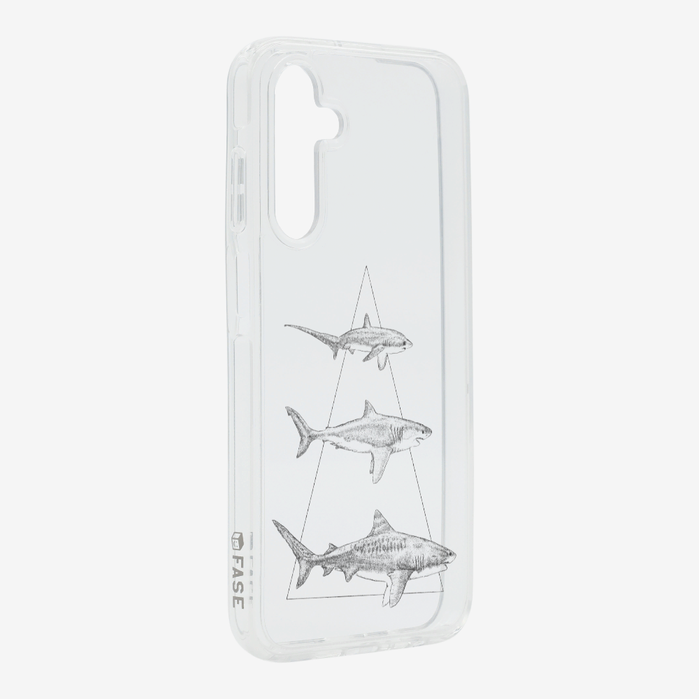 Illustration of Sharks Phone Case