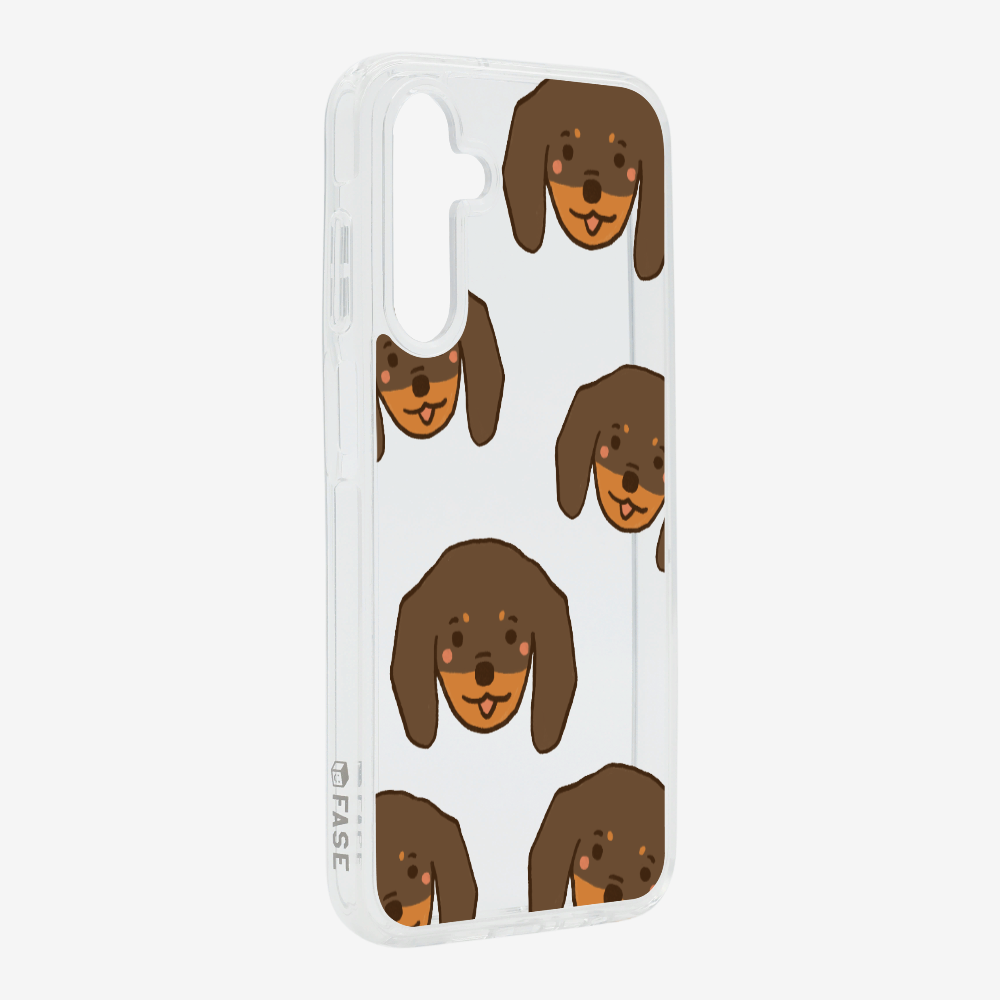 Brown Dachshund Wonderland Phone Case