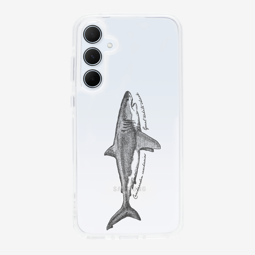 Great White Shark (Carcharodon carcharias) Phone Case