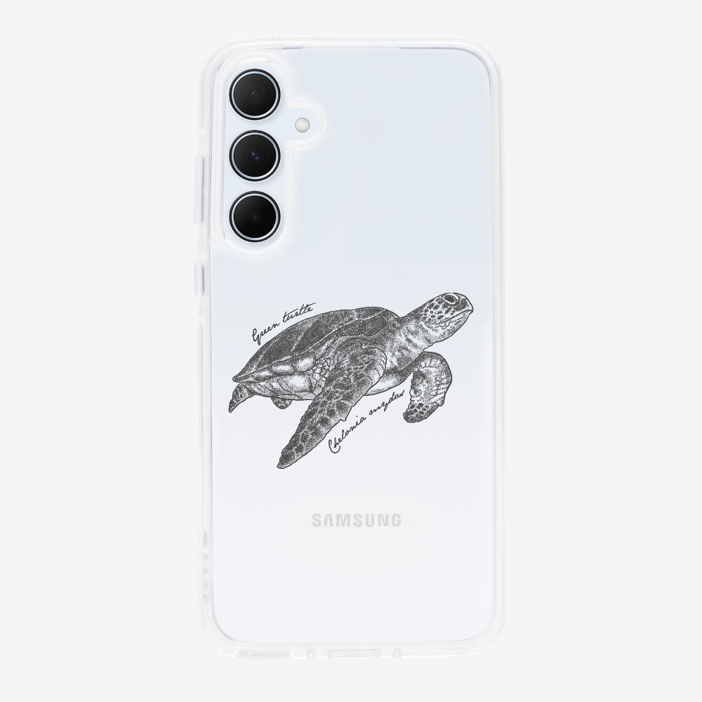 Green Turtle (Chelonia mydas) Phone Case
