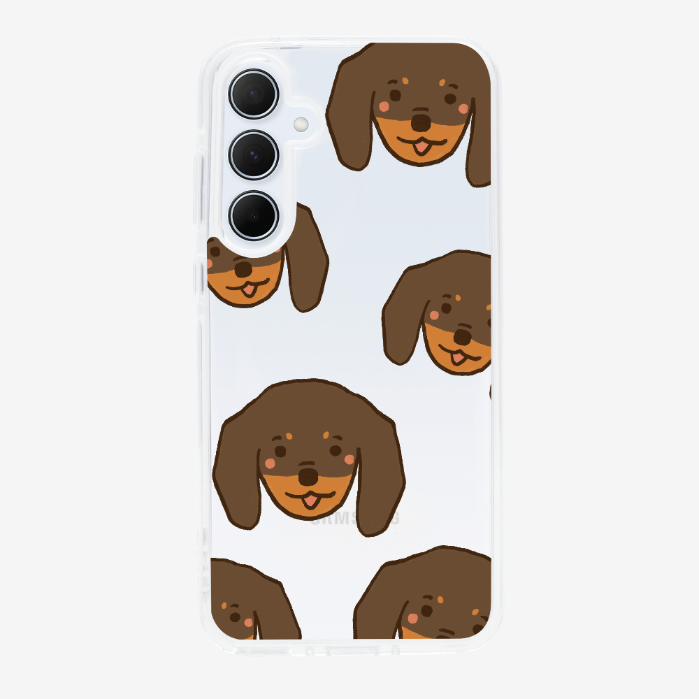 Brown Dachshund Wonderland Phone Case