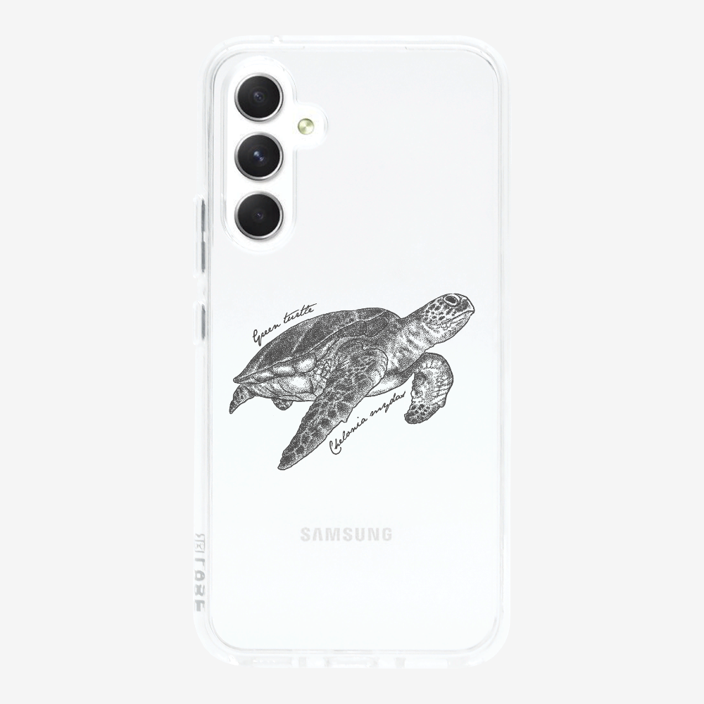 Green Turtle (Chelonia mydas) Phone Case