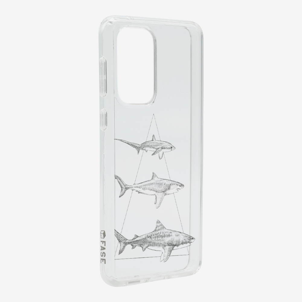 Illustration of Sharks Phone Case