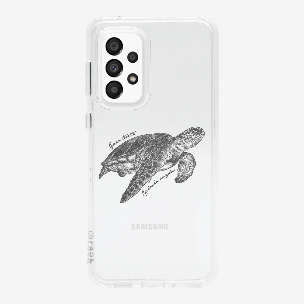Green Turtle (Chelonia mydas) Phone Case