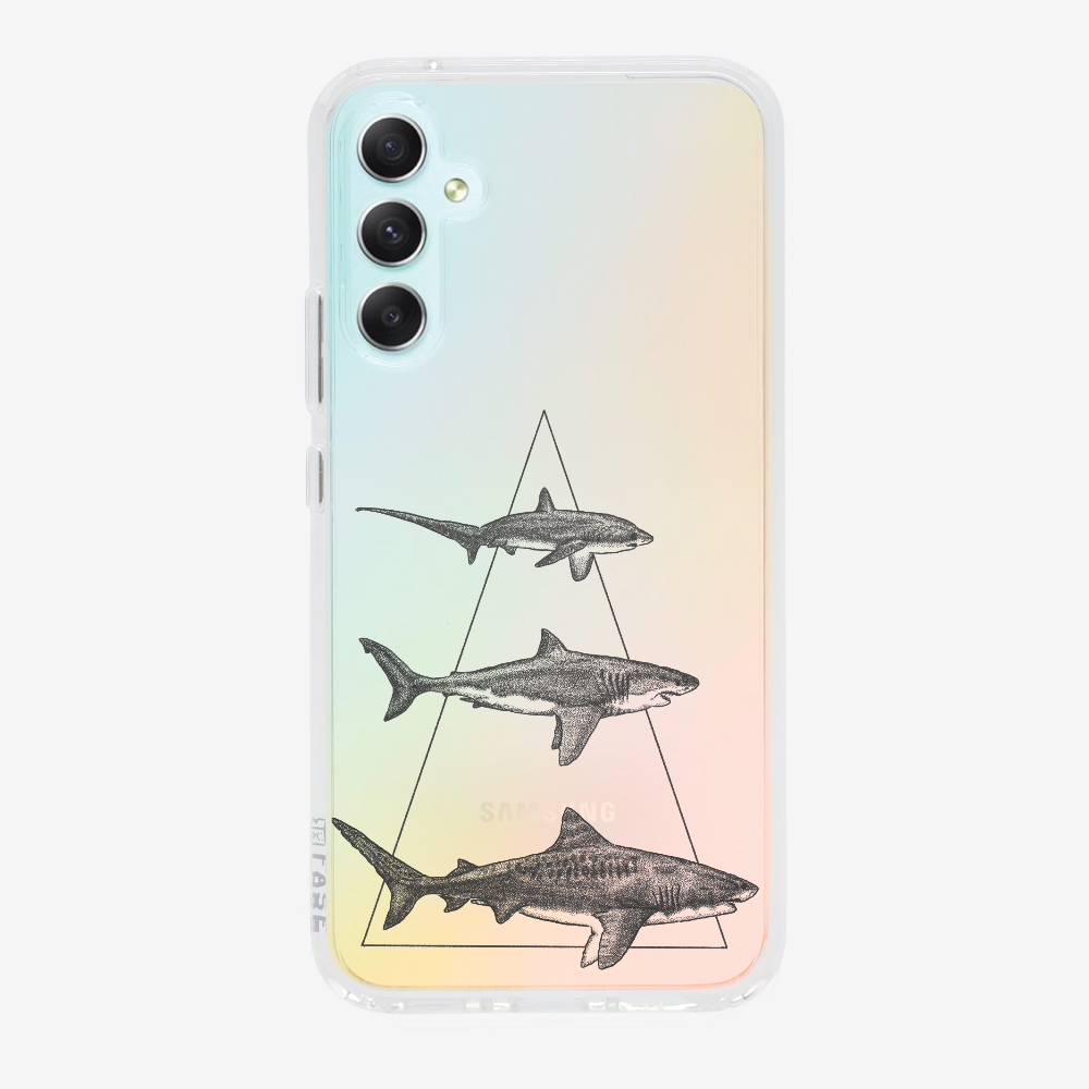 Illustration of Sharks Phone Case
