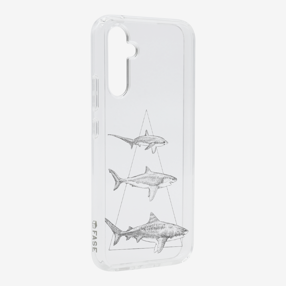 Illustration of Sharks Phone Case