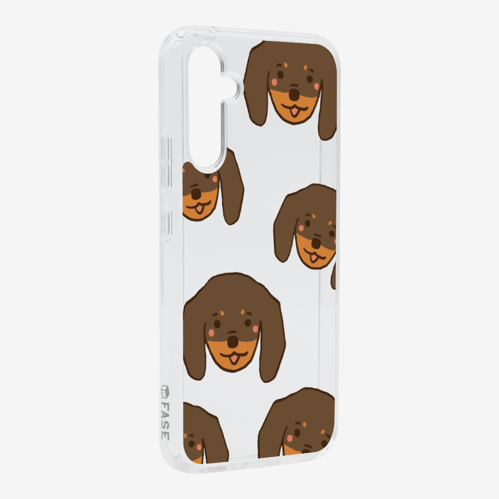 Brown Dachshund Wonderland Phone Case