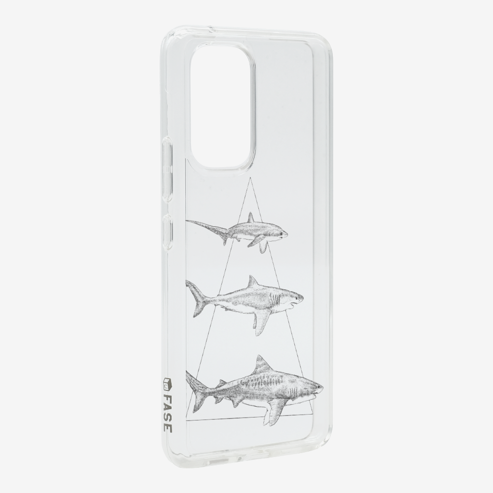Illustration of Sharks Phone Case