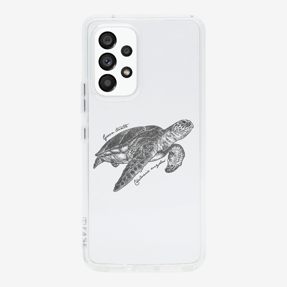 Green Turtle (Chelonia mydas) Phone Case