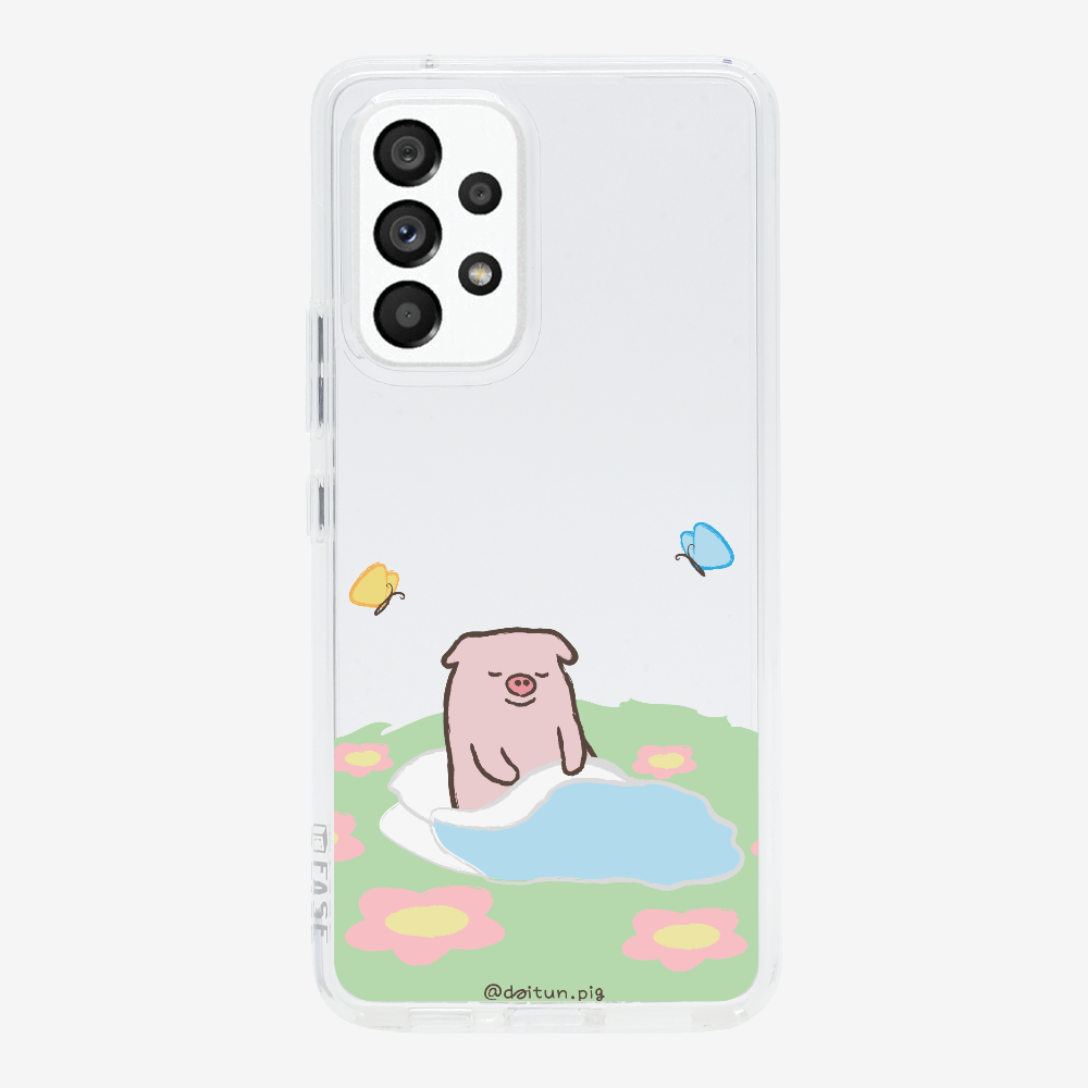 Daitun Pig by the Green Pastures Phone Case